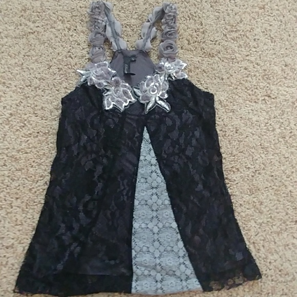 BKE Tops - BKE Boutique Floral and Lace Tank